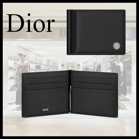 dior wallet with bill clip